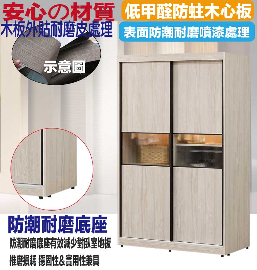 文創集 希望4尺推門衣櫃 推薦 文創集 希望4尺推門衣櫃 推薦