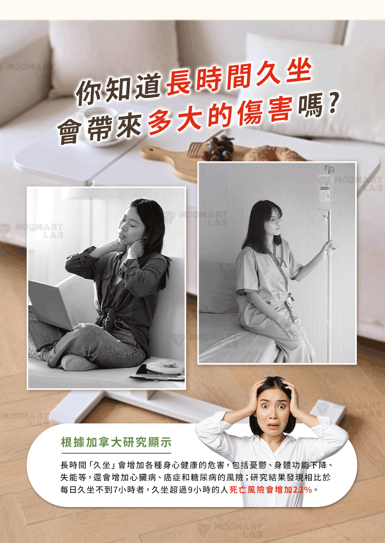 木馬特實驗室 多功能氣動升降邊桌(邊桌 升降桌 床邊桌 茶几 木馬特實驗室 多功能氣動升降邊桌(邊桌 升降桌 床邊桌 茶几