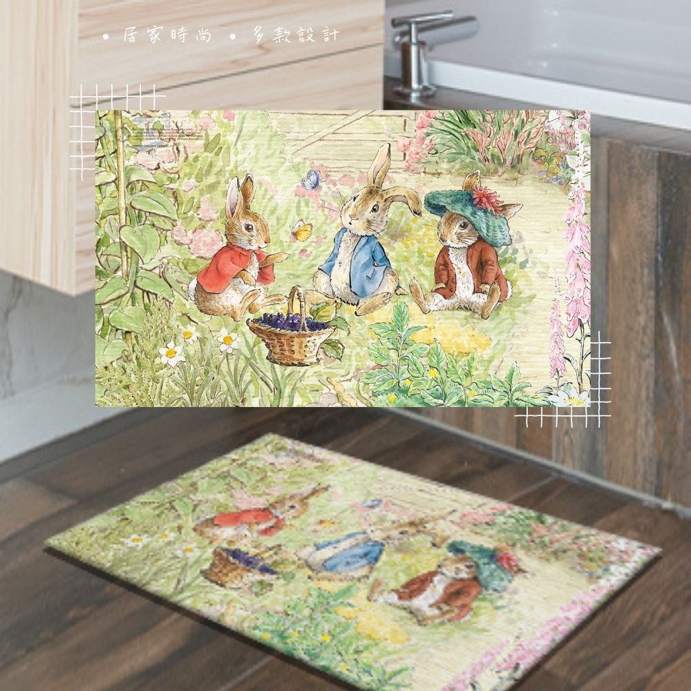 PETER RABBIT 比得兔 45X75cm 加大 硅藻 PETER RABBIT 比得兔 45X75cm 加大 硅藻