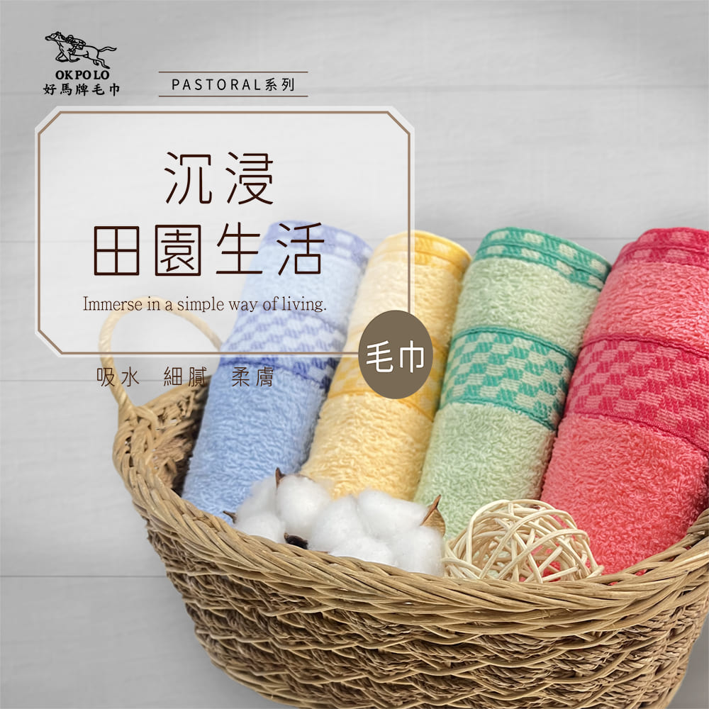 OKPOLO 台灣製造田園蔬果吸水毛巾-12入組(純棉家庭首 OKPOLO 台灣製造田園蔬果吸水毛巾-12入組(純棉家庭首