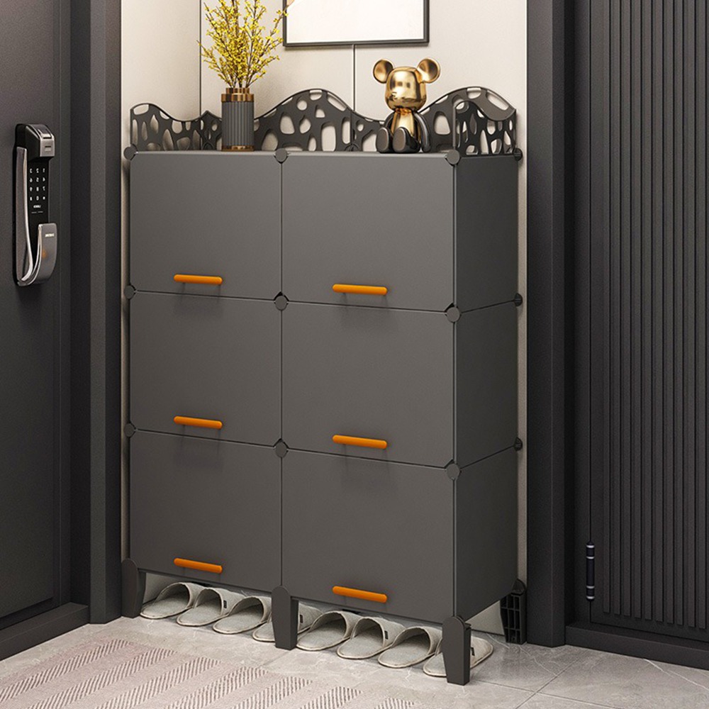 顧家家居 2列7層翻門式鞋櫃-8432124公分(放28 顧家家居 2列7層翻門式鞋櫃-8432124公分(放28