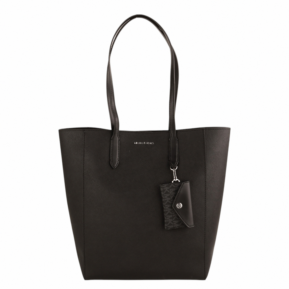 Michael Kors MK金字滿版PVC皮革附卡夾包肩背 Michael Kors MK金字滿版PVC皮革附卡夾包肩背