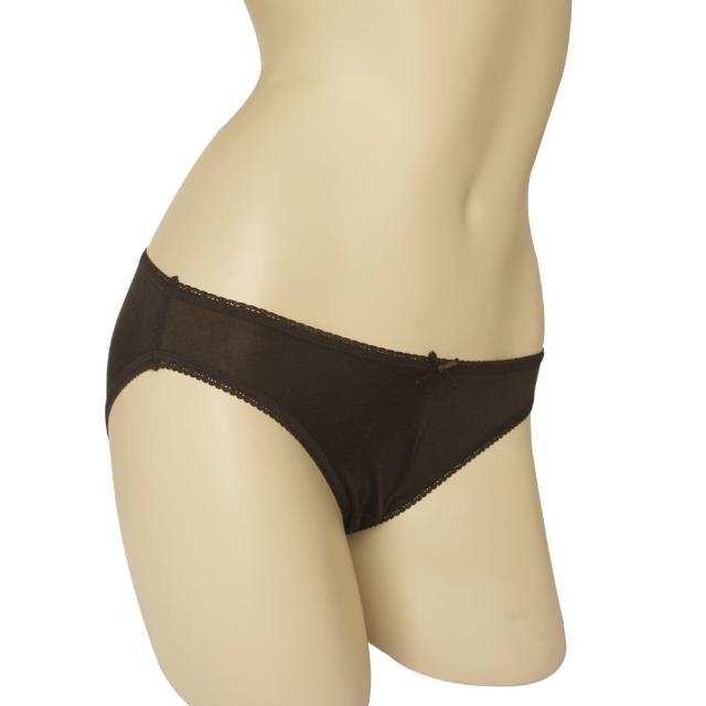 賽凡絲純蠶絲性感女蠶絲內褲-黑色2件組