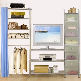  巴塞隆納─W4型60+90+D電視衣櫥置物櫃
