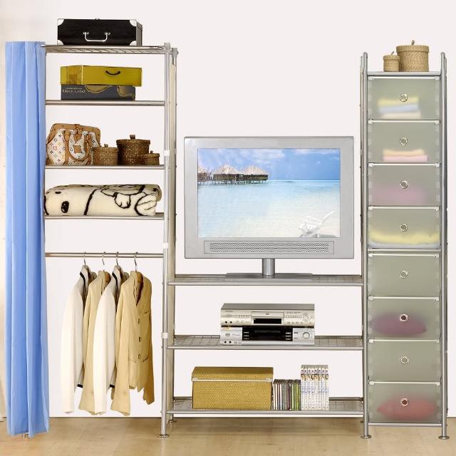 【巴塞隆納】W3型90+60+D電視衣櫥置物櫃