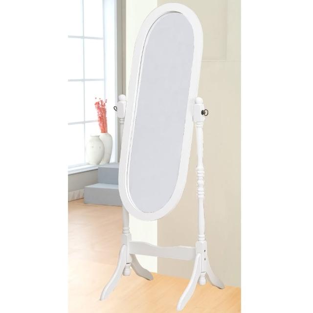 【EASY HOME】歐式仿古實木橢圓穿衣鏡(雙色可選) 【EASY HOME】歐式仿古實木橢圓穿衣鏡(雙色可選)