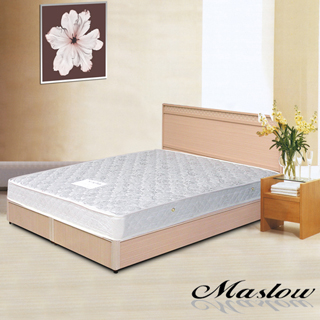 (Maslow-優雅白橡)雙人床組-5尺(不含床墊)