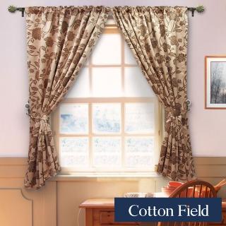 (棉花田)法爾防光半腰拉摺簾270X165cm(咖)