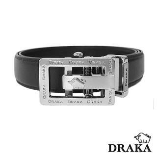 (DRAKA 達卡)時尚男用牛皮自動皮帶－6012