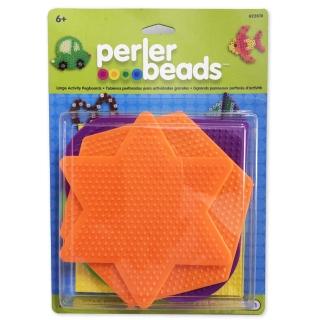 《Perler 拼拼豆豆》五入彩色大幾何模型板組合