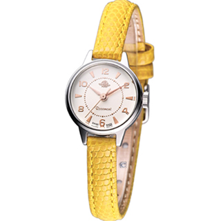 【Rosemont】骨董風玫瑰系列 時尚腕錶(RS001-05黃色)