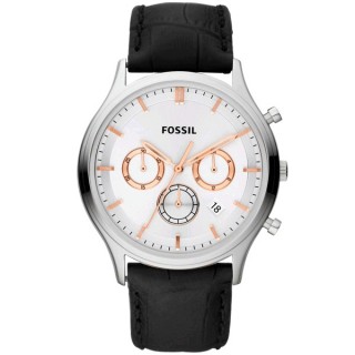 【FOSSIL 】都會紳士三眼魅力腕錶