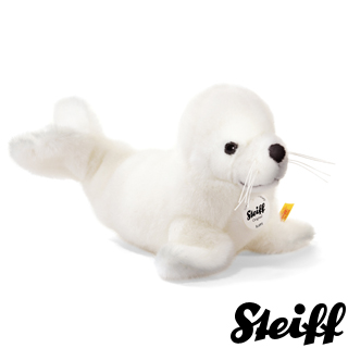 【STEIFF德國金耳釦泰迪熊】Robby Baby Seal 30cm(動物王國)