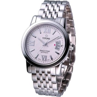 【TITONI】Spacestar 都會紳士機械腕錶(83738S-342)