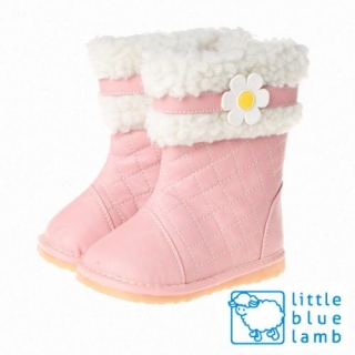 【小藍羊】littlebluelamb嗶嗶女童靴(粉紅甜心)