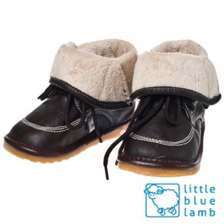 【小藍羊】littlebluelamb嗶嗶童靴-中性造型(黑咖啡)