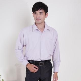【JIA HUEI】長袖柔挺領男仕吸濕排汗襯衫 3158系列 條紋粉  (台灣製造)