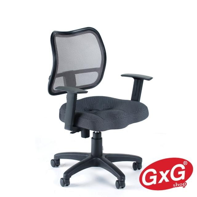 【吉加吉】短背半網 電腦椅 TW-017(灰黑)
