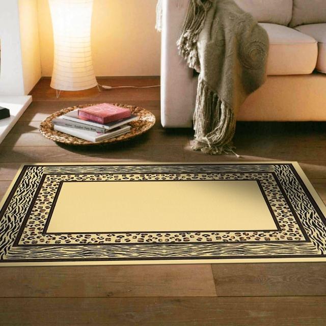 【范登伯格】薩斯狂野大地絲質地毯-豹紋水紋(70x105cm)