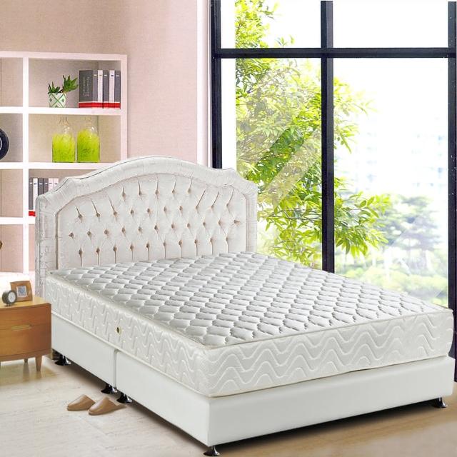 【睡芝寶-完美備長碳矽膠+3M防潑水-蜂巢式獨立筒床墊-單人】