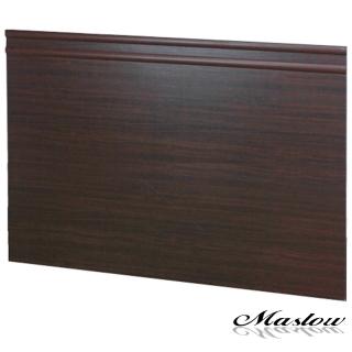 【Maslow-簡約胡桃加高型】單人床頭片-3.5尺(木心板)