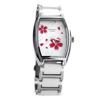 【Valentino范倫鐵諾】櫻花酒桶造型陶瓷錶手錶(玖飾時尚NE341)