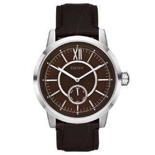 【DKNY】摩登紐約時底ㄦ腕錶(咖啡 NY1521)