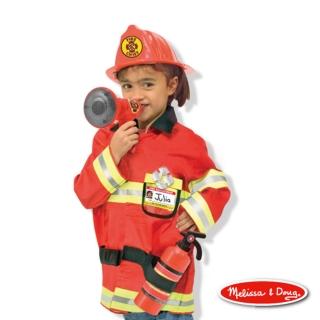 【美國瑪莉莎 Melissa & Doug】消防服裝扮遊戲組