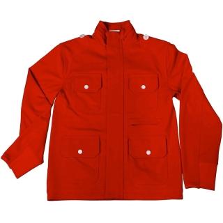 【摩達客】美國LA設計品牌(Suvnir)紅色立領外套