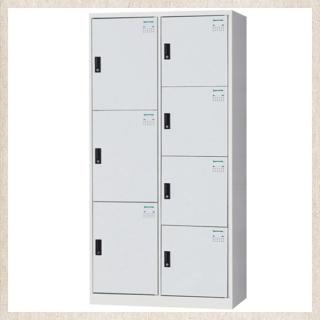 【時尚屋】HDF多用途3x6尺鋼製7格置物櫃(19-4)