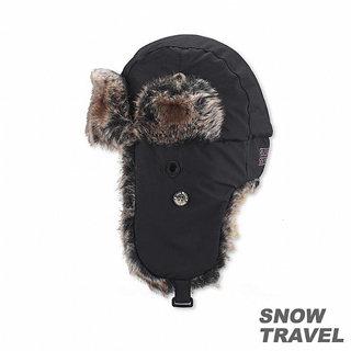【SNOW TRAVEL】極地保暖遮耳帽(黑)