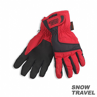 【SNOW TRAVEL】PRIMALOFT超保暖防水透氣手套(紅色)
