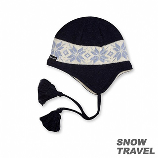 【SNOW TRAVEL】 3M防風透氣保暖羊毛遮耳帽(藍色)