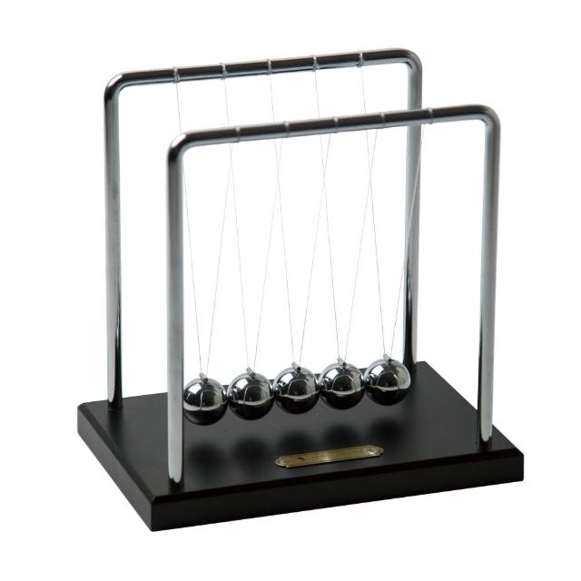 【賽先生科學】牛頓球 - 慣性原理擺動球-冷酷黑大尺寸