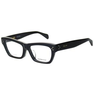 【CELINE】-時尚光學眼鏡(黑色／米白色)
