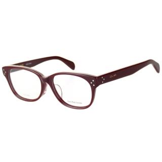 【CELINE】-時尚光學眼鏡(紅色／寶藍色)