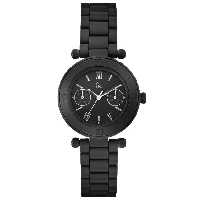 【Gc】經典時尚雙眼陶瓷錶(小-全黑 X35004L2S)