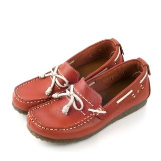 【ALAIN DELON】MIT真皮手工女休閒鞋W7368(磚紅色)