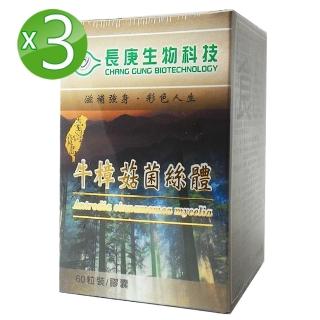 【長庚生技】寶島牛樟菇膠囊禮盒(60粒/3瓶)