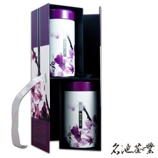 【名池茶業】大禹嶺高山茶手採茶葉禮盒150公克x2(茶美學款)