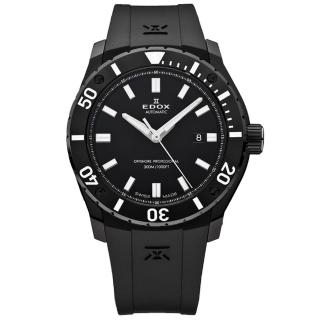  【EDOX】Professional Class offshor機械腕錶-黑(E80088.37N.NIN)