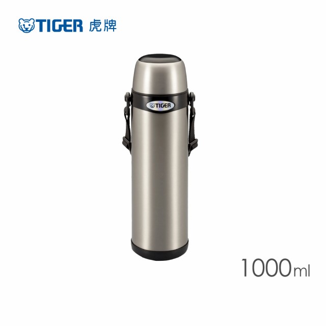 【TIGER虎牌】1.0L不鏽鋼經典背帶式保溫保冷瓶(MBI-A100_e)