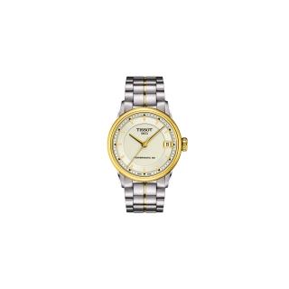 【TISSOT】T-Classic Luxury 機械腕錶-銀-半金(T0862072226100)