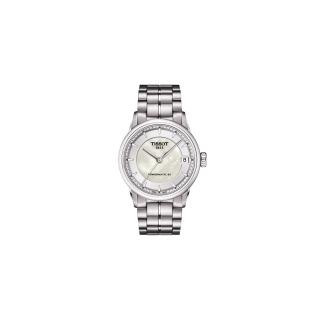 【TISSOT】T-Classic Luxury 珍珠貝機械腕錶(T0862071111100)