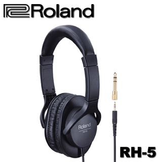【Roland樂蘭】立體聲全罩式監聽耳機(RH-5)