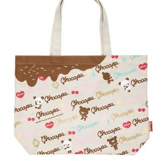 【San-X】巧克貓熊櫻桃甜點系列帆布手提袋