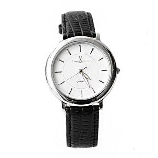 【Valentino范倫鐵諾】極簡時刻 玫瑰金皮革手錶對錶 真皮錶帶(玖飾時咚E873)
