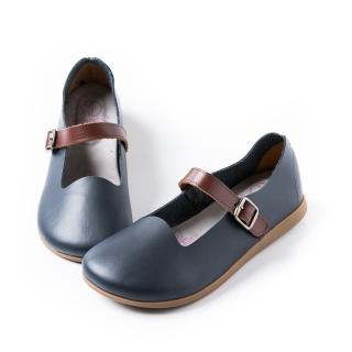 【ALAIN DELON】休閒舒適-MIT真皮休閒鞋W7380(3色   棕色 藍色 米色)