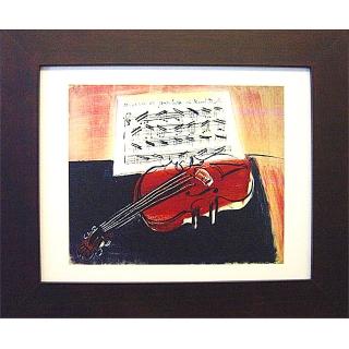 【開運陶源】Raoul Dufy的畫-(紅色小提琴)