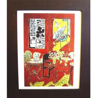 【開運陶源】Matisse的抽象畫4-(紅色室內景)
